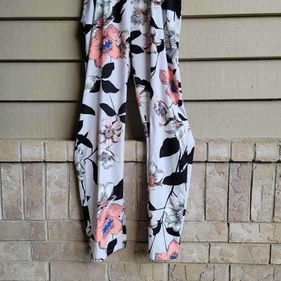 LEITH Floral Side Cutout Jumpsuit, Womens Size L - Picture 5 of 7